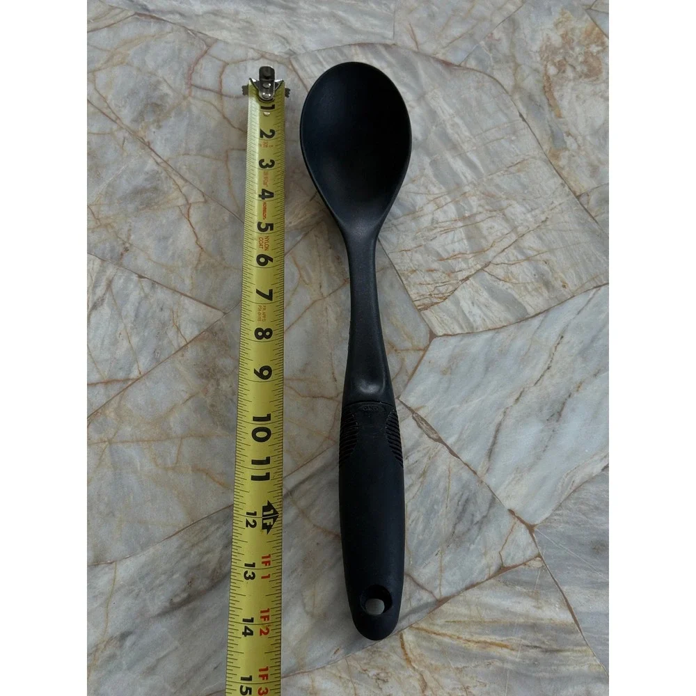 OXO Good Grips Black Nylon Solid Spoon Non-Stick Safe Cooking Serving Utensil